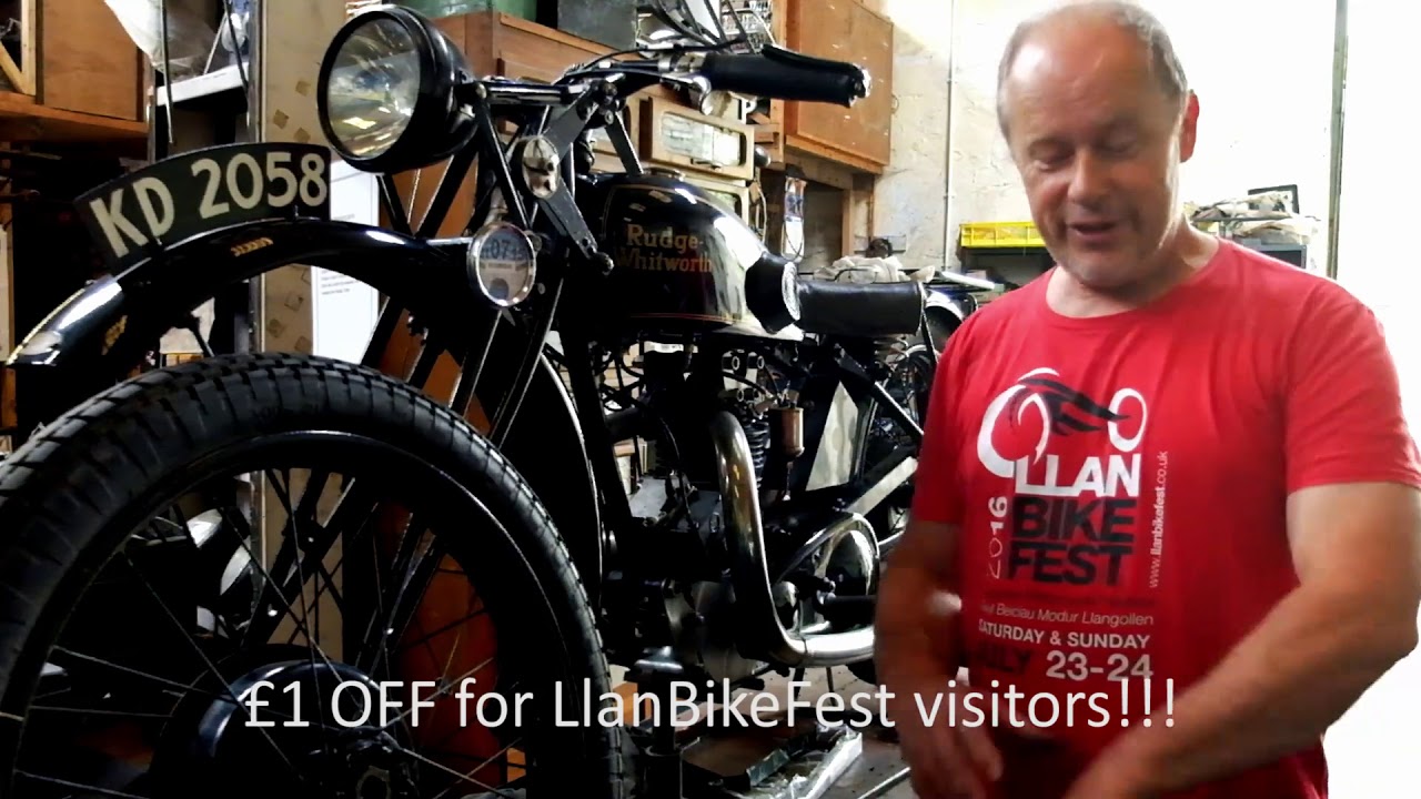 1928 Rudge Whitworth at LlanBikeFest 2018