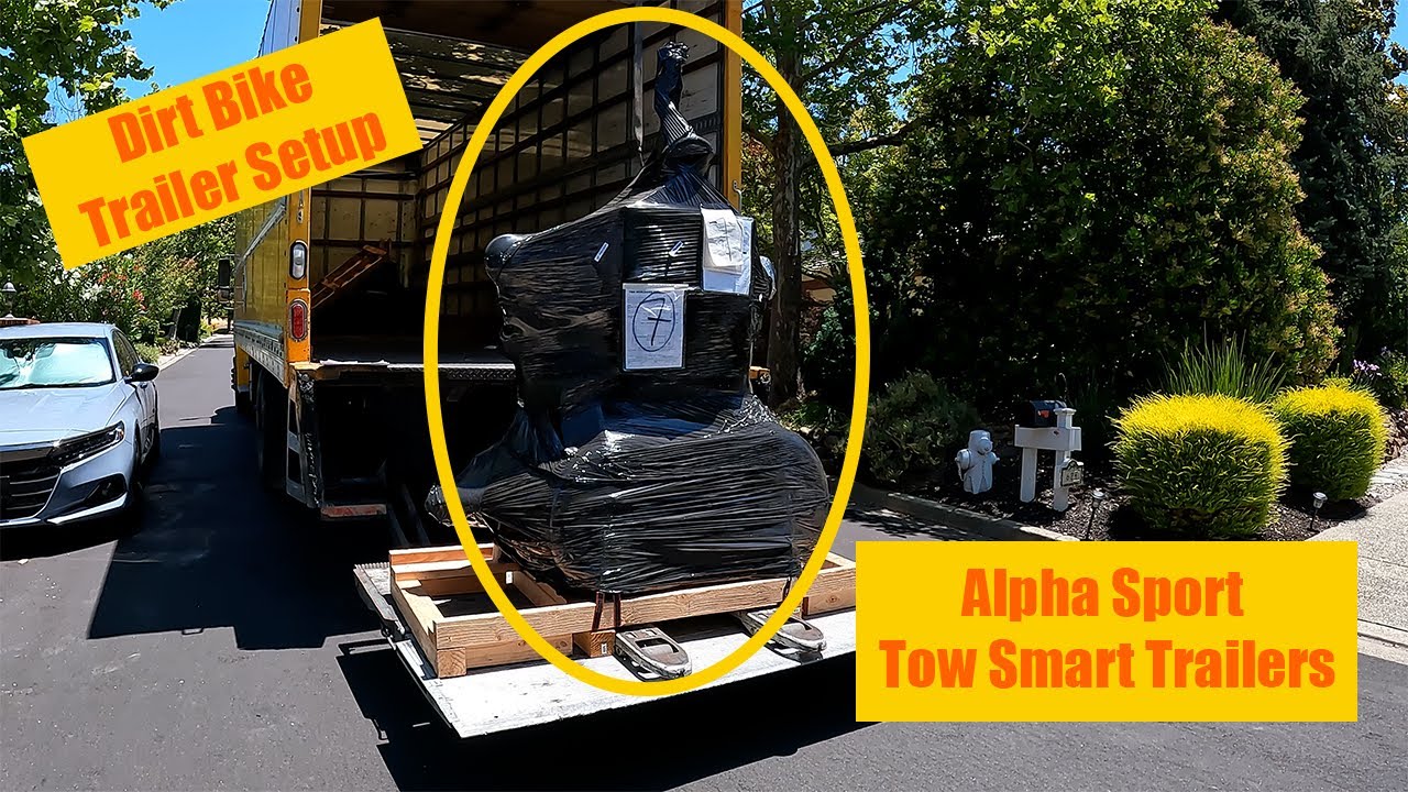 New Dirt Bike Trailer - Tow Smart Trailer: Alpha Sport