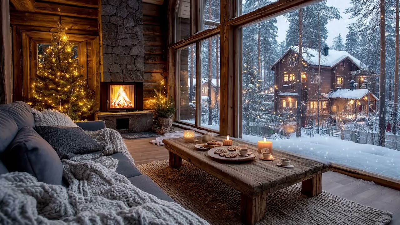 Warm Christmas Music for Soft Lights, Blankets, and Peaceful Thoughts 🕯️