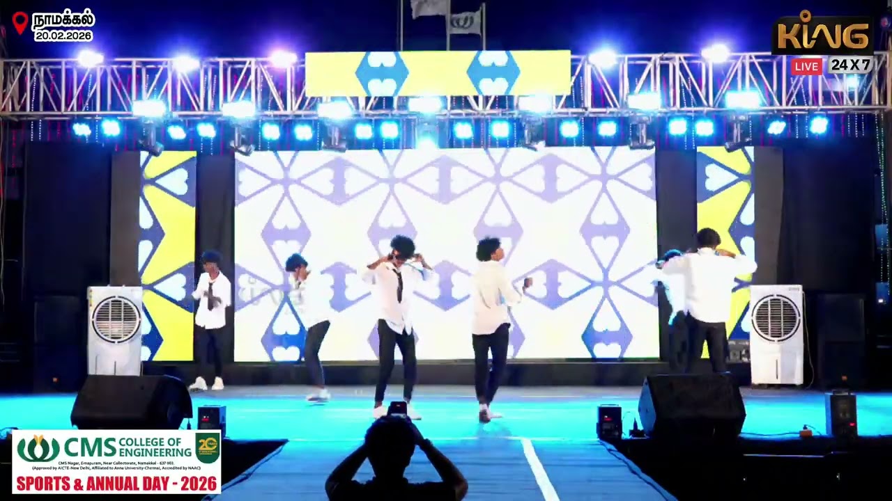 Mixing Song | Wonderful Dance Performance | CMS College Of Engineering Annual Day & Sports Day