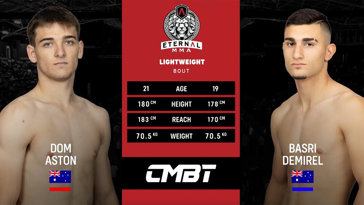 ETERNAL MMA 65 - DOM ASTON VS BASRI DEMIREL - MMA FIGHT VIDEO