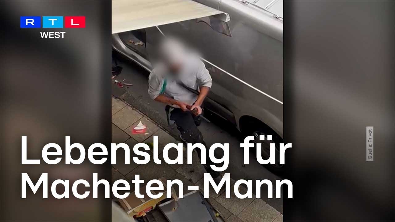 Lebenslang für Macheten-Mann von Essen – Urteil am Landgericht | RTL WEST