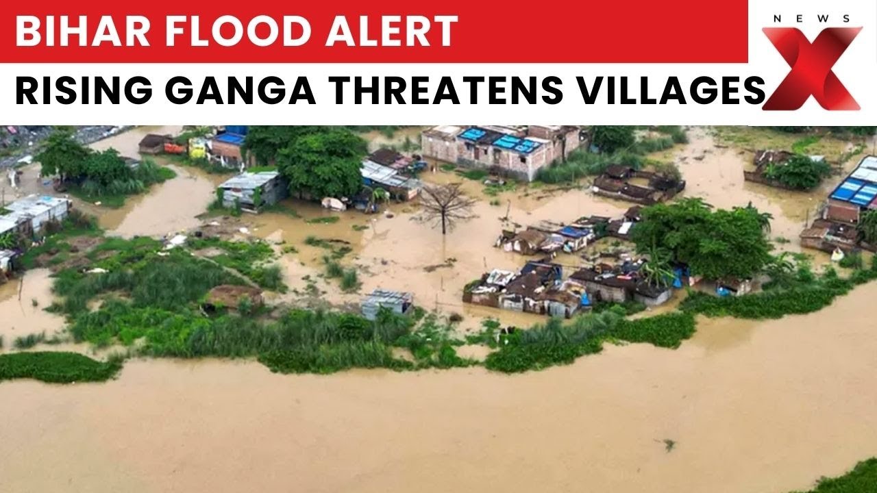 Bihar Flood Alert: Rising Ganga Water Levels Threaten Villages Amid Heavy Rainfall | NewsX