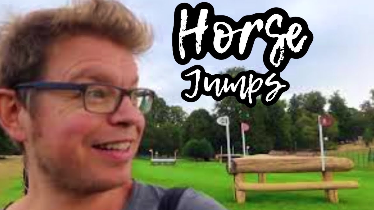 Finding the Jumps at Burghley Horse Trials!! Never seen them THIS close before !! 