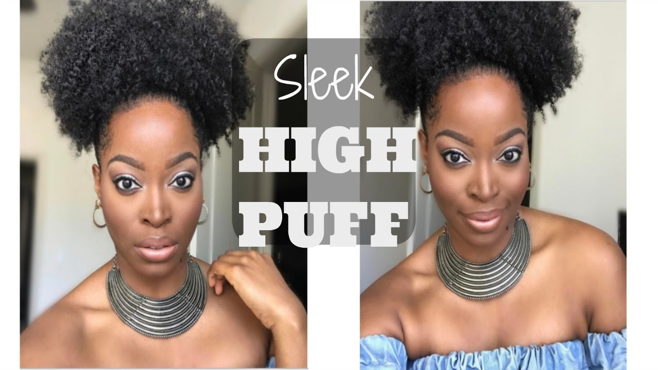 Best High Puff and Sleek edges USING Frizz Free Curls Blueberry Bliss  Curl Control Paste|4b/4c hair