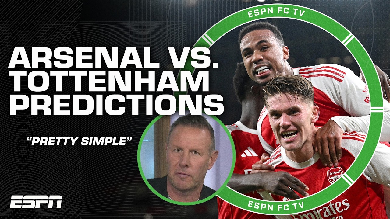 'Arsenal, pretty simple' - Craig Burley's prediction for match vs. Tottenham Hotspur | ESPN FC