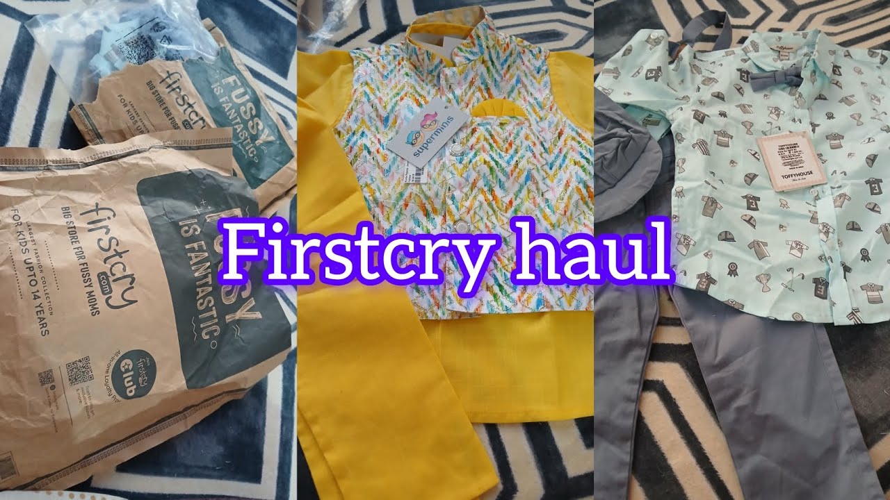 Firstcry Haul! Shopping 🛍/ #Firstcry #youtube 