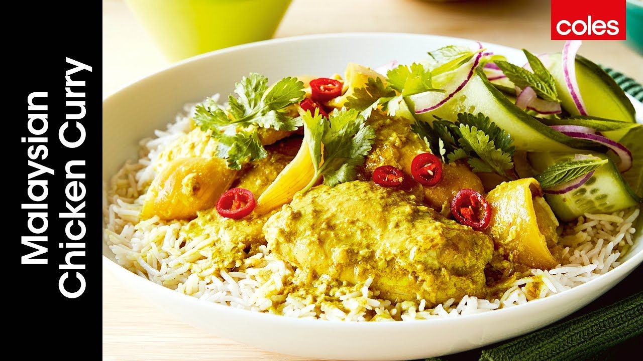 Slow cooker Malaysian chicken curry