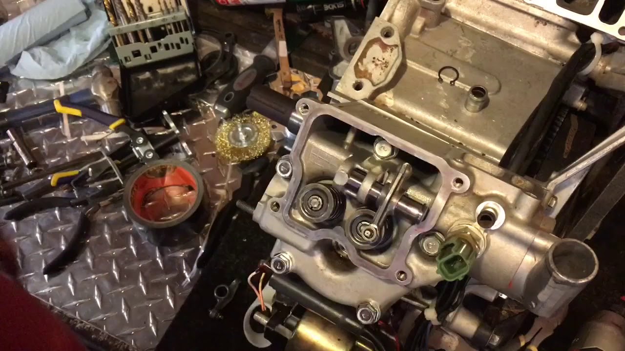 Сборка двигателя Kawasaki FD620D.