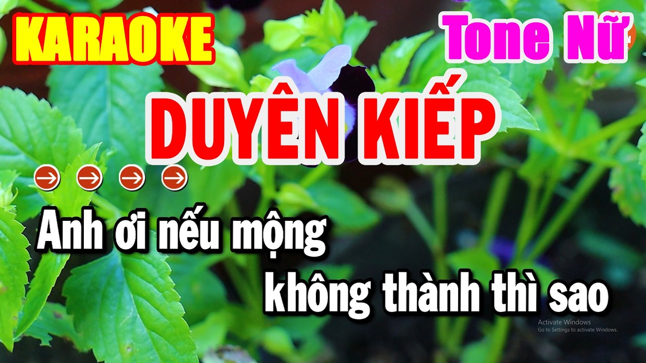 Karaoke Duyên Kiếp Tone Nữ Nhạc Sống Chuẩn Bolero Dễ Hát 2026 | Hải Tiên