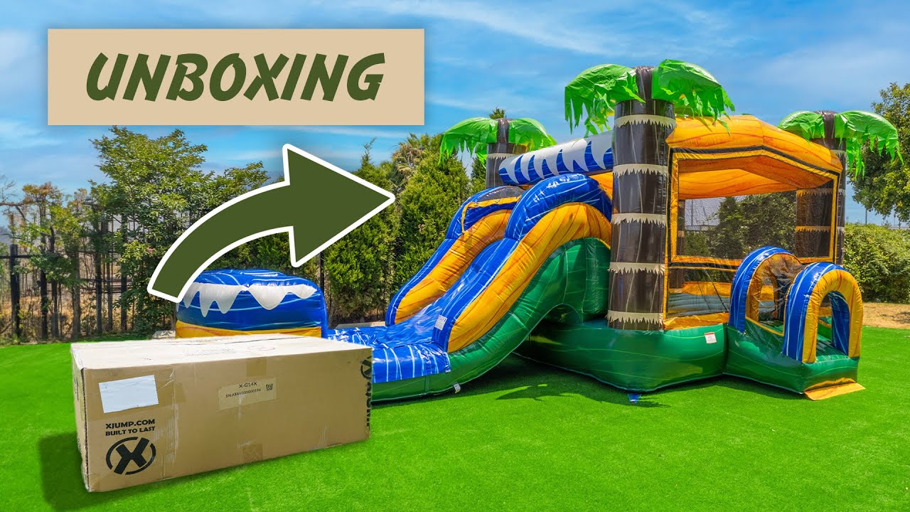 NEW Tropical Ocean Bounce House Combo Unboxing | XJUMP