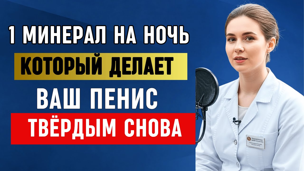Мужчины После 50: 1 Минерал На Ночь Для Потенции, Энергии и Глубокого Сна | Д-р Ольга Смирнова