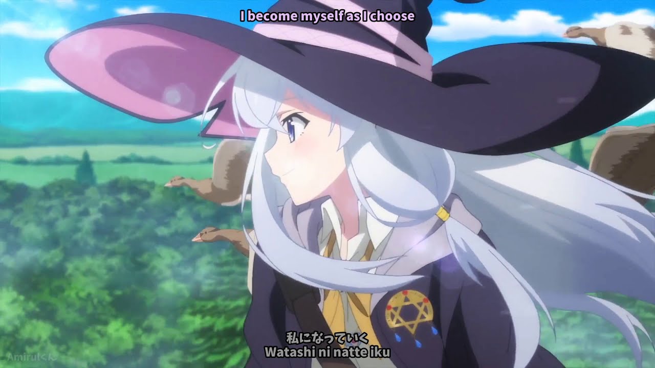 Majo no Tabitabi Opening (Colour Lyrics)