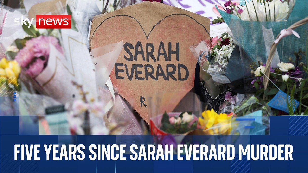 Vigil marking five years since Sarah Everard's murder