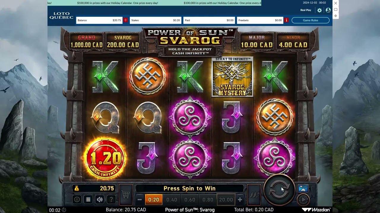 Wonderful slot game from WAZDAN Low wager test will it pass the test?