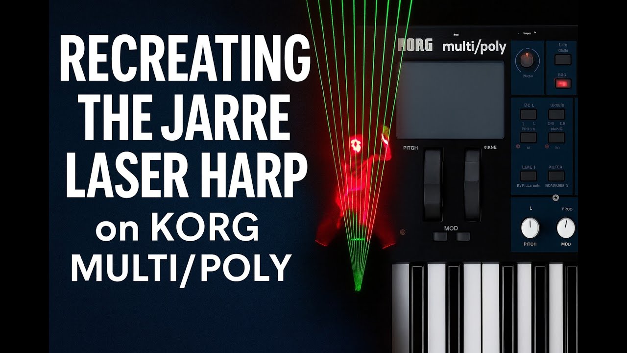 Recreating Jarre’s Iconic Laser Harp on the Multi/Poly (Surprisingly Easy!) -FREE DOWNLOAD