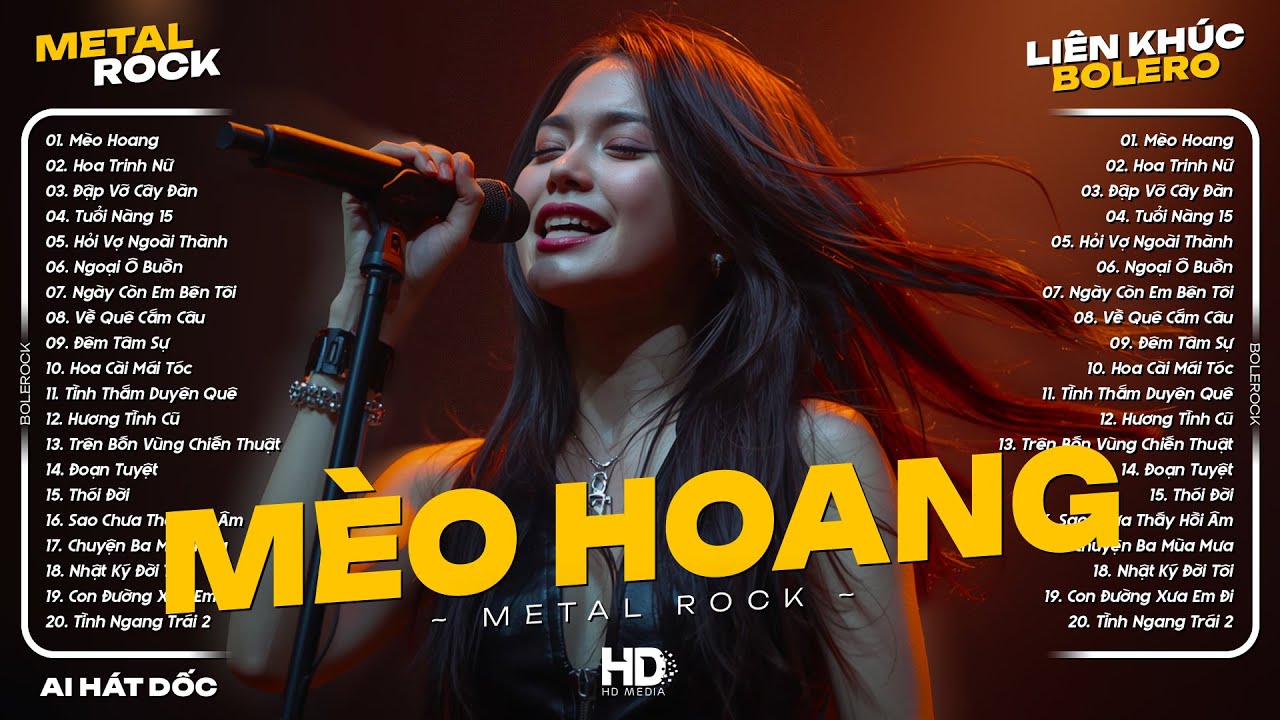 Liên Khúc Metal Rock Bolero - Mèo Hoang ♫ Nhạc Bolero Rock Nghe Trên Xe Cực Cuốn 2026 | AI Hát Dốc