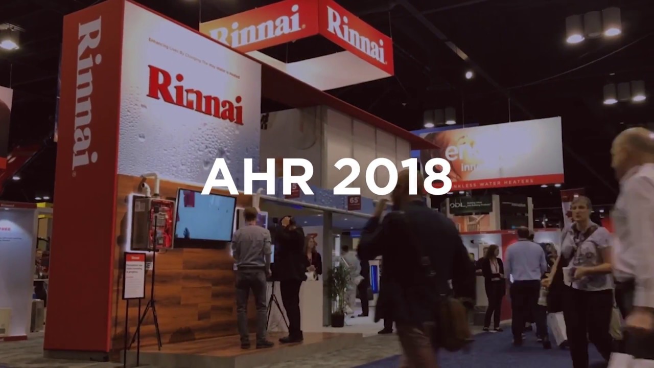 Sneak Peek of Rinnai® Trade Show Booth – AHR 2018