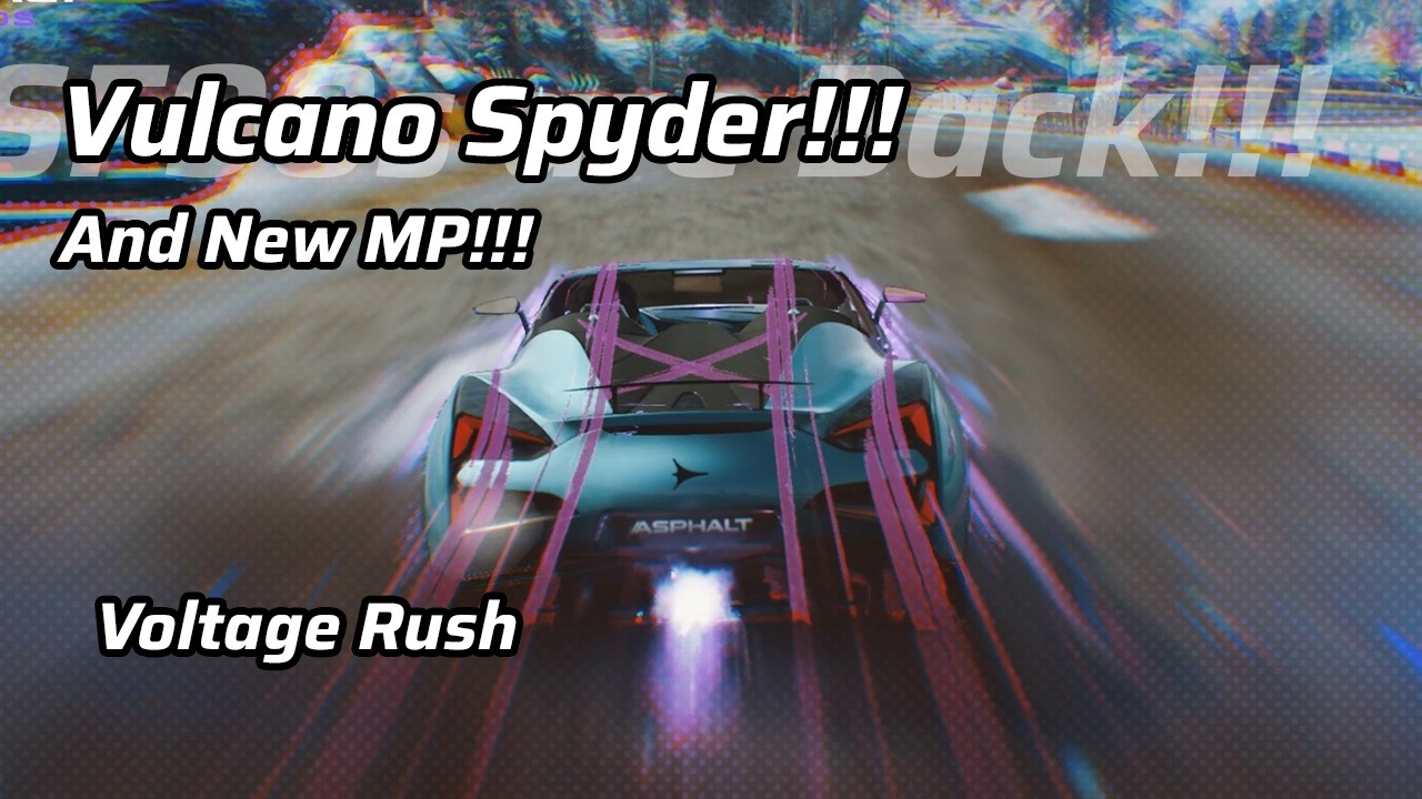 Vulcano Spyder!!! | SE, Spotlight, Daily, Gauntlet MP Rank push - Asphalt Legends | !commands