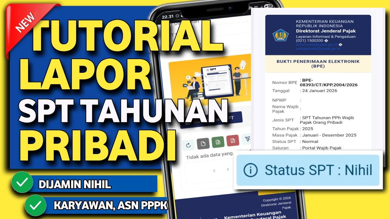 Catat! Berikut Cara Lapor SPT Tahunan 2025 lewat Coretax DJP Pajak