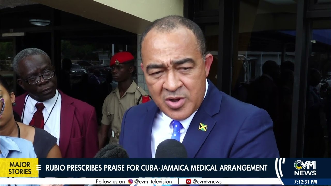 Rubio Commends Cuba-Jamaica Medical Agreement  | @CVMTVNews