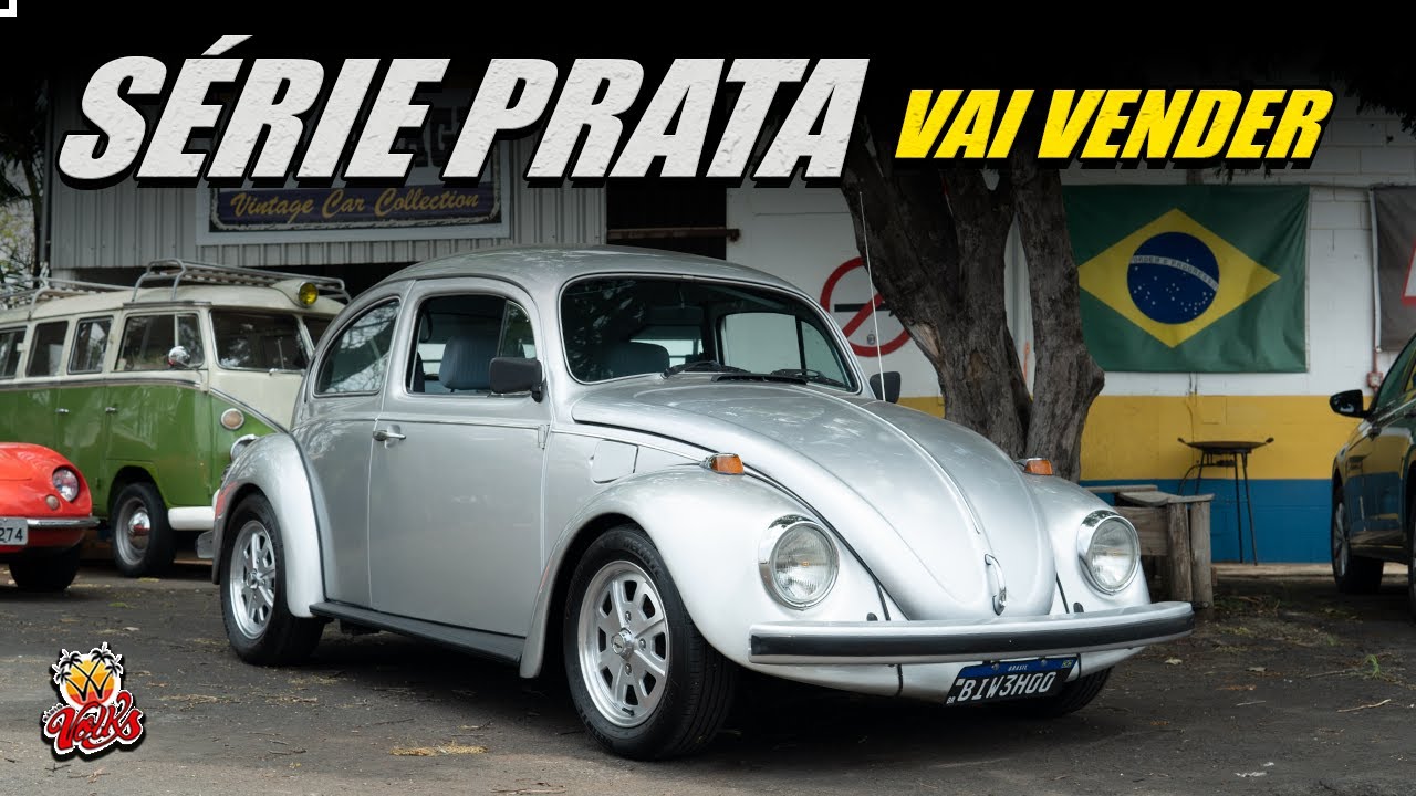 A TED GARAGE TRAZ O 1° FUSCA SÉRIE PRATA PARA GARAGEM