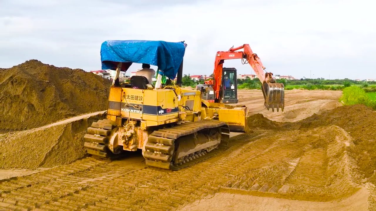 #excavator Tổng Hợp Máy Xúc l Xe Lu Xe Xích l Xe Múc Đất Đá Lên Xe Ben #mayxuc
