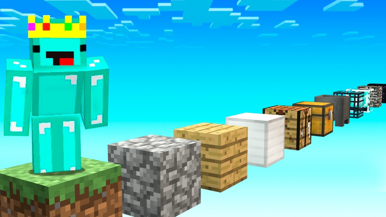 I Jumped on Every Block in Minecraft.