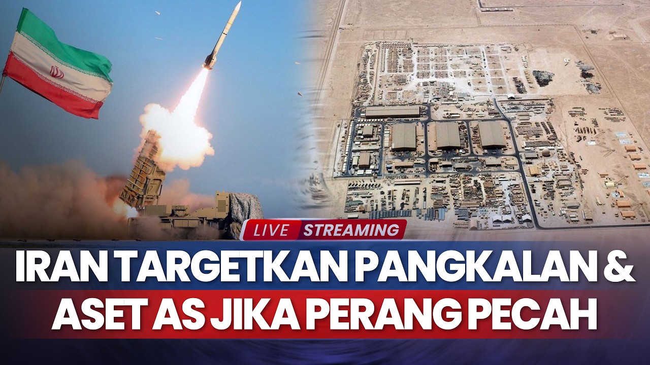 Iran Targetkan Pangkalan & Aset AS Jika Perang Pecah