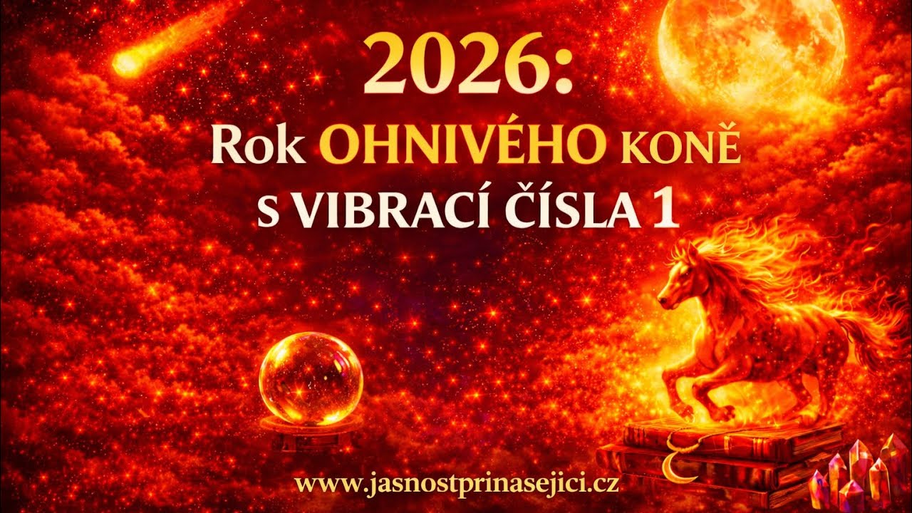 ROK OHNIVÉHO KONĚ 2026 🐎🔥: Výklad pro jednotlivá ŽIVOTNÍ ČÍSLA 🔢🍀