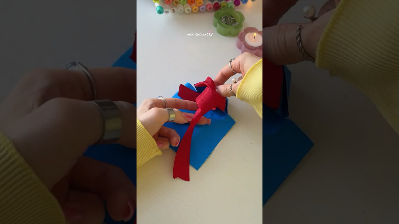 Упаковка подарка &hearts;️ #идеяподарков  #diy #tutorial #giftforhim #papercraft