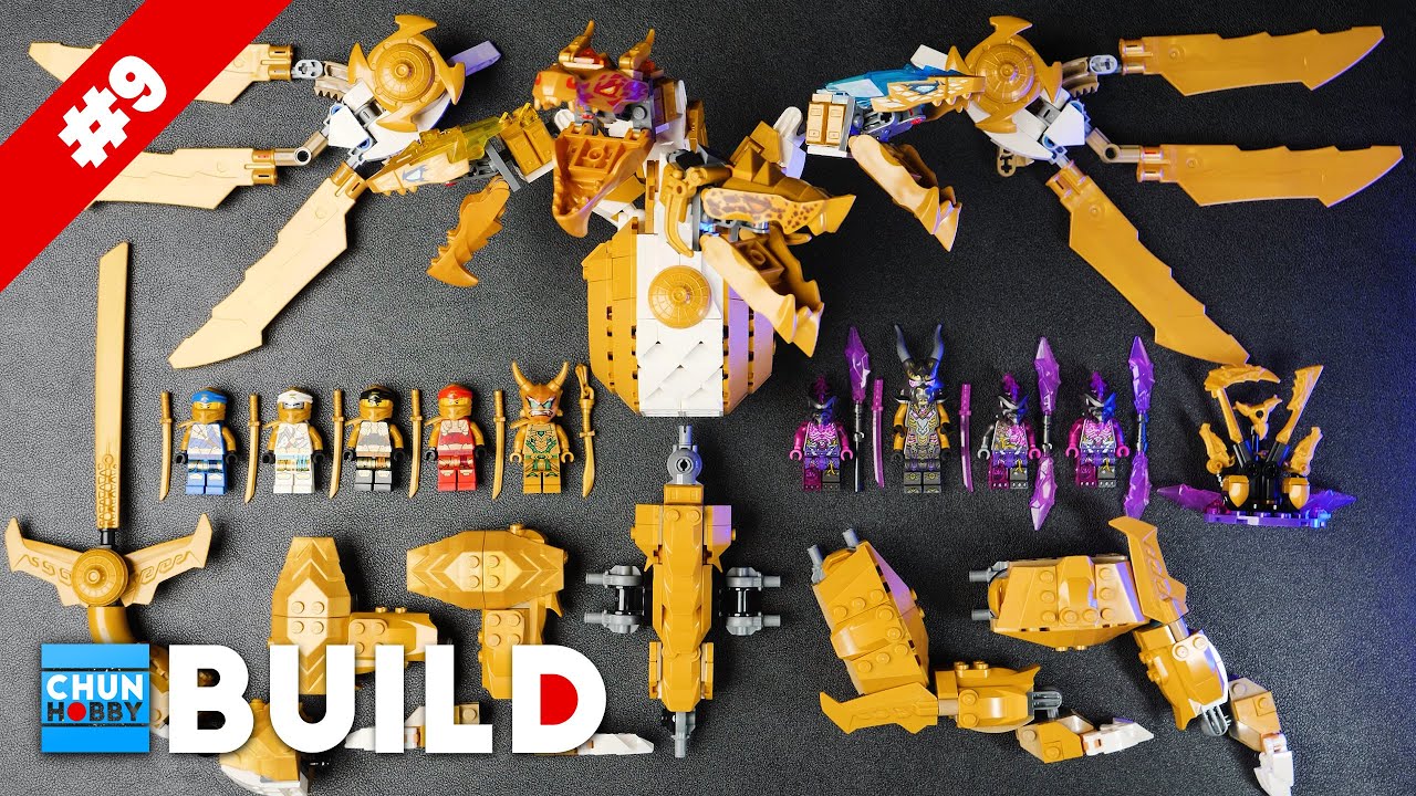 LEGO Speed Build! Ninjago 71774 Lloyd's Golden Ultra Dragon | LEGO Ninjago 2022 | Beat Build