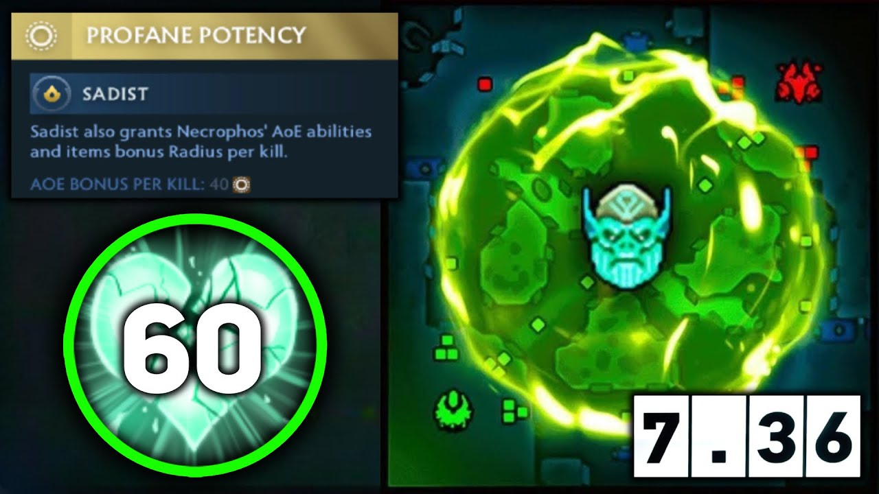 +1000 AOE Radiance Necrophos 7.36 New Passive🔥🔥🔥28 Kills | Dota 2 Gameplay