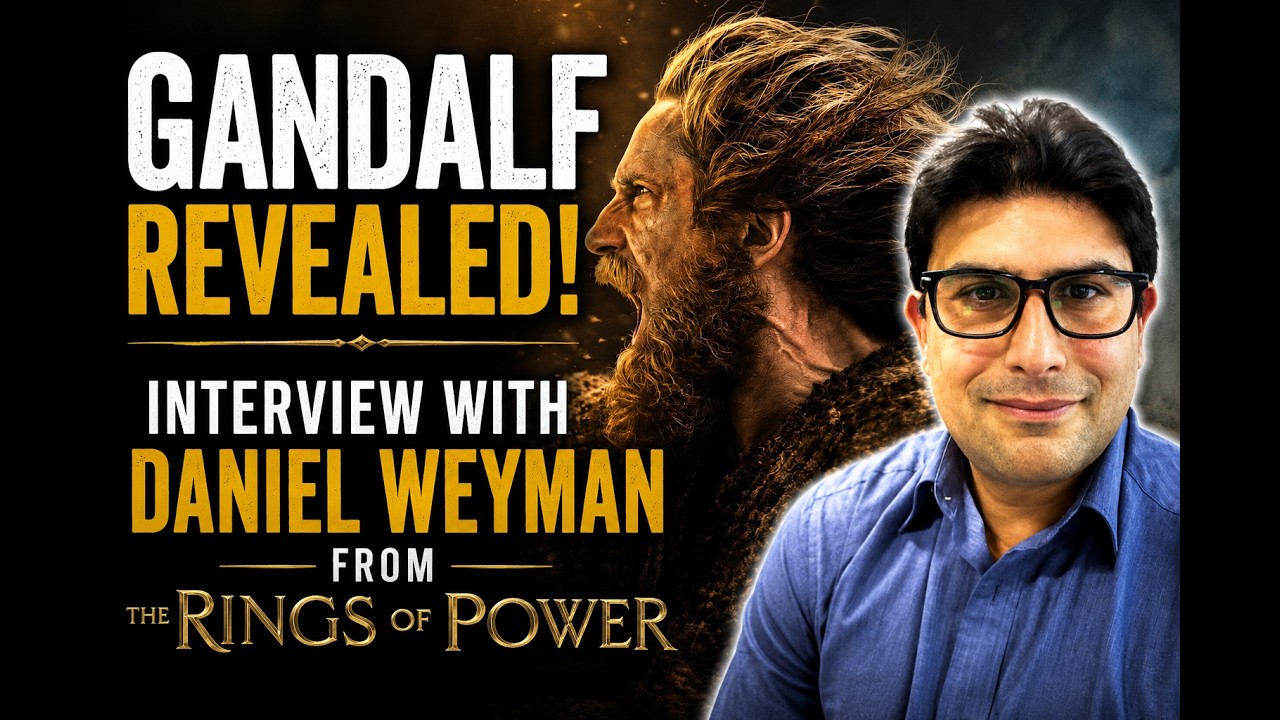Gandalf Revealed! Interview with Daniel Weyman from The Rings of Power