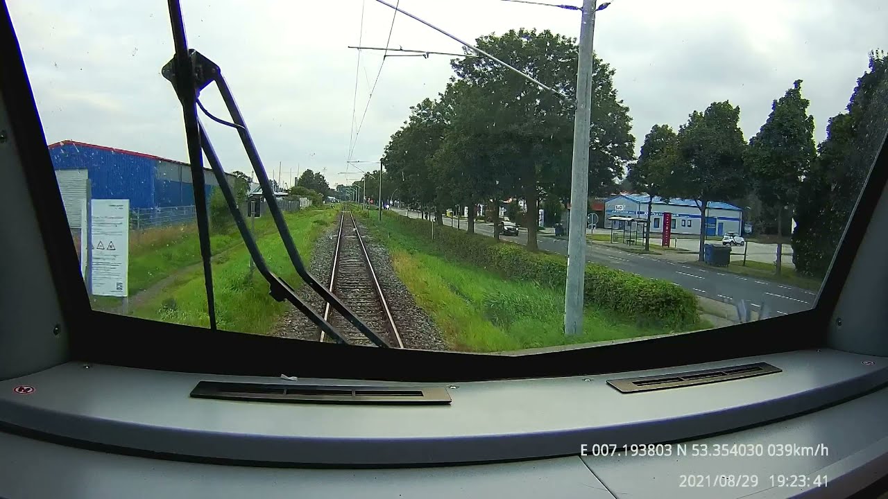 Zwangsbremsung bei Fahrt zum Außenhafen in HD 4K