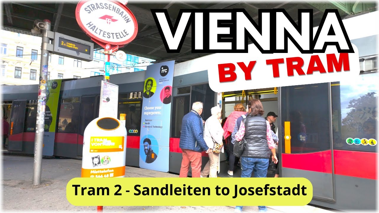 Vienna by Tram 2 - Sandleitengasse to Josefstädterstraße