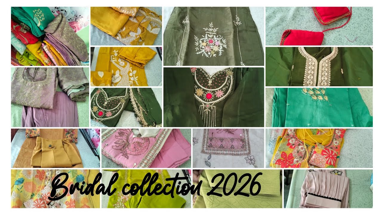 Designer Bridal collection 2026 that not only a bride but everyone must try! Stitched by me 