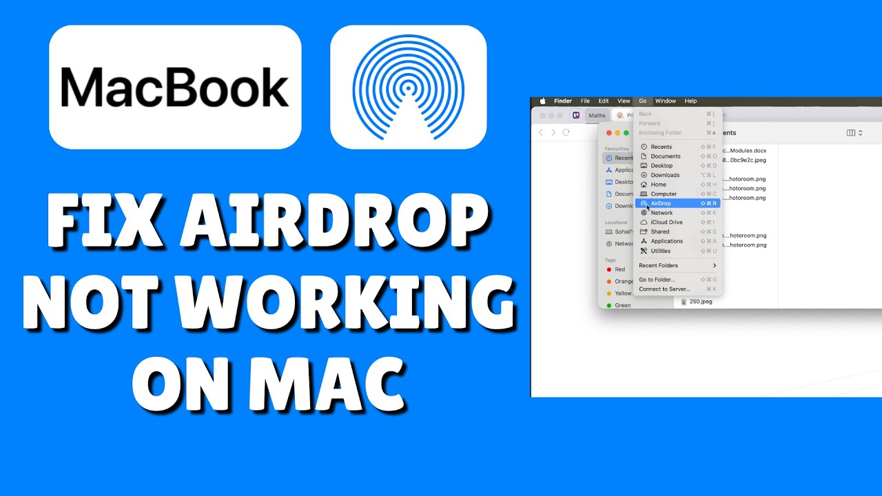 Как исправить проблему с неработающим AirDrop на MacBook
