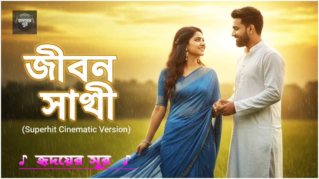 জীবন সাথী 💖 | Emotional Bangla Romantic Song | Superhit Cinematic Version  #হৃদয়েরসুর  #hridoyersur