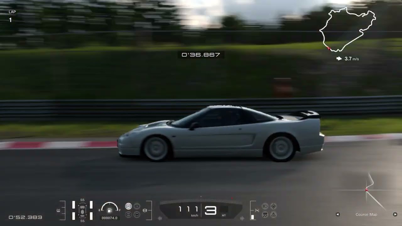 GT7 NSX Type-R '02 ニュル北  ルーティンドライブ　Ver 1.66