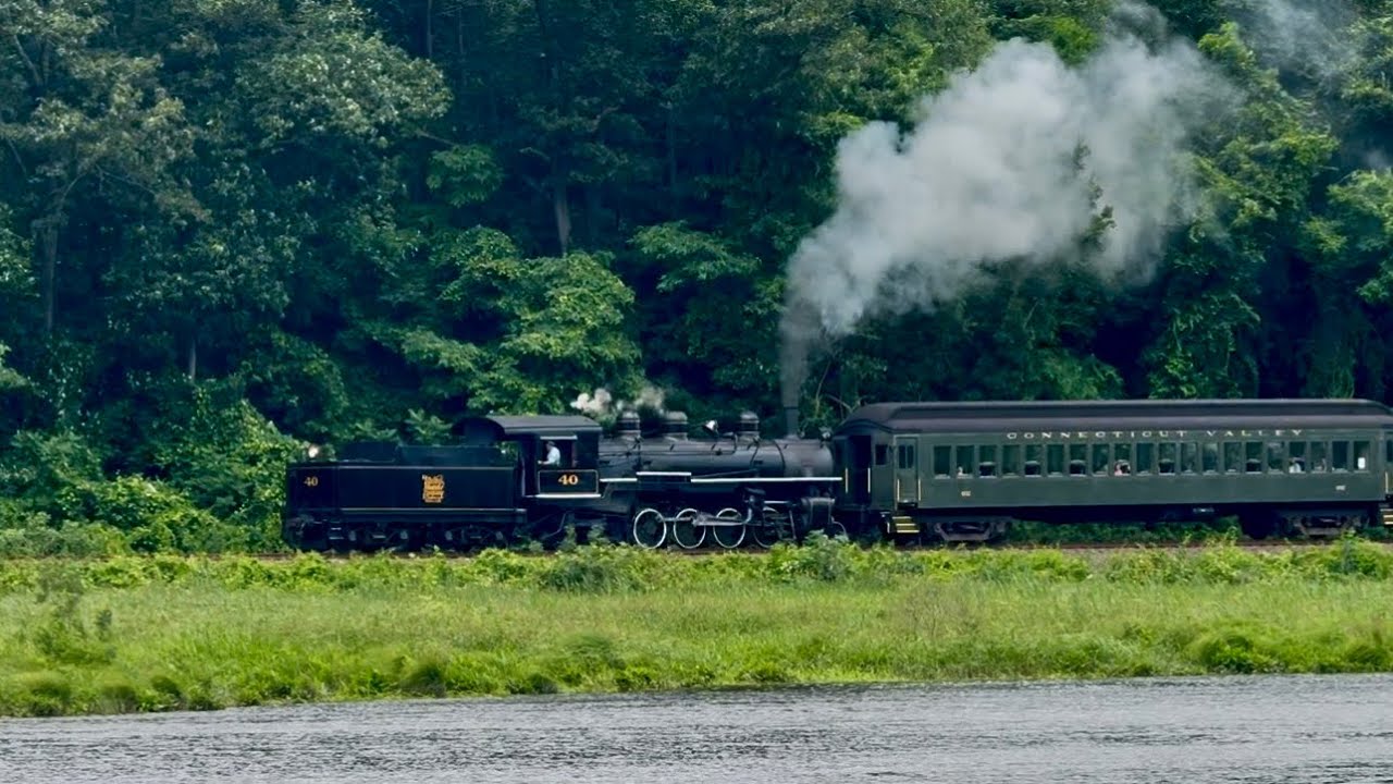 Essex Steam Train & River Boat: Connecticut Valley Railroad 40 Compilation 2026! 