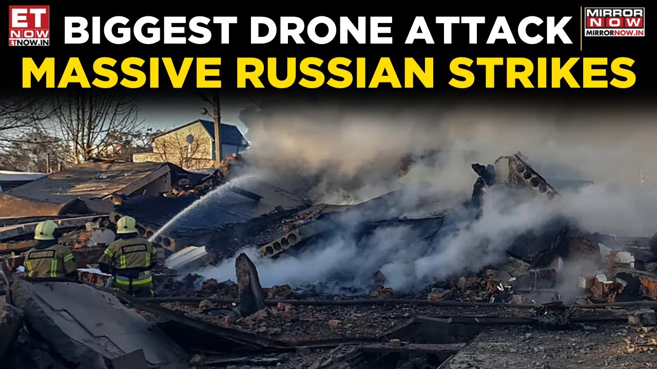 Massive Russian Attack: 112,000+ Ukrainian Drones Destroyed | Shocking Footage | World News | ET Now