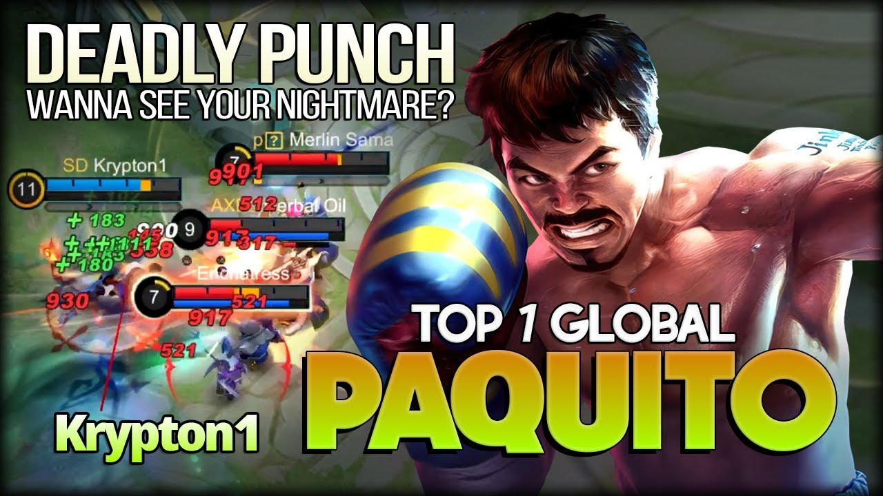 Another Level Punch! 9 Minutes 17 Kills without Death. Krypton1 Top 1 Global Paquito - MLBB