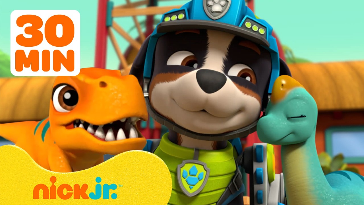 Psi Patrol | Ratunki dinozaur&oacute;w z Rexem! 🦖 Psi Patrol | 30 minut | Nick Jr. Polska