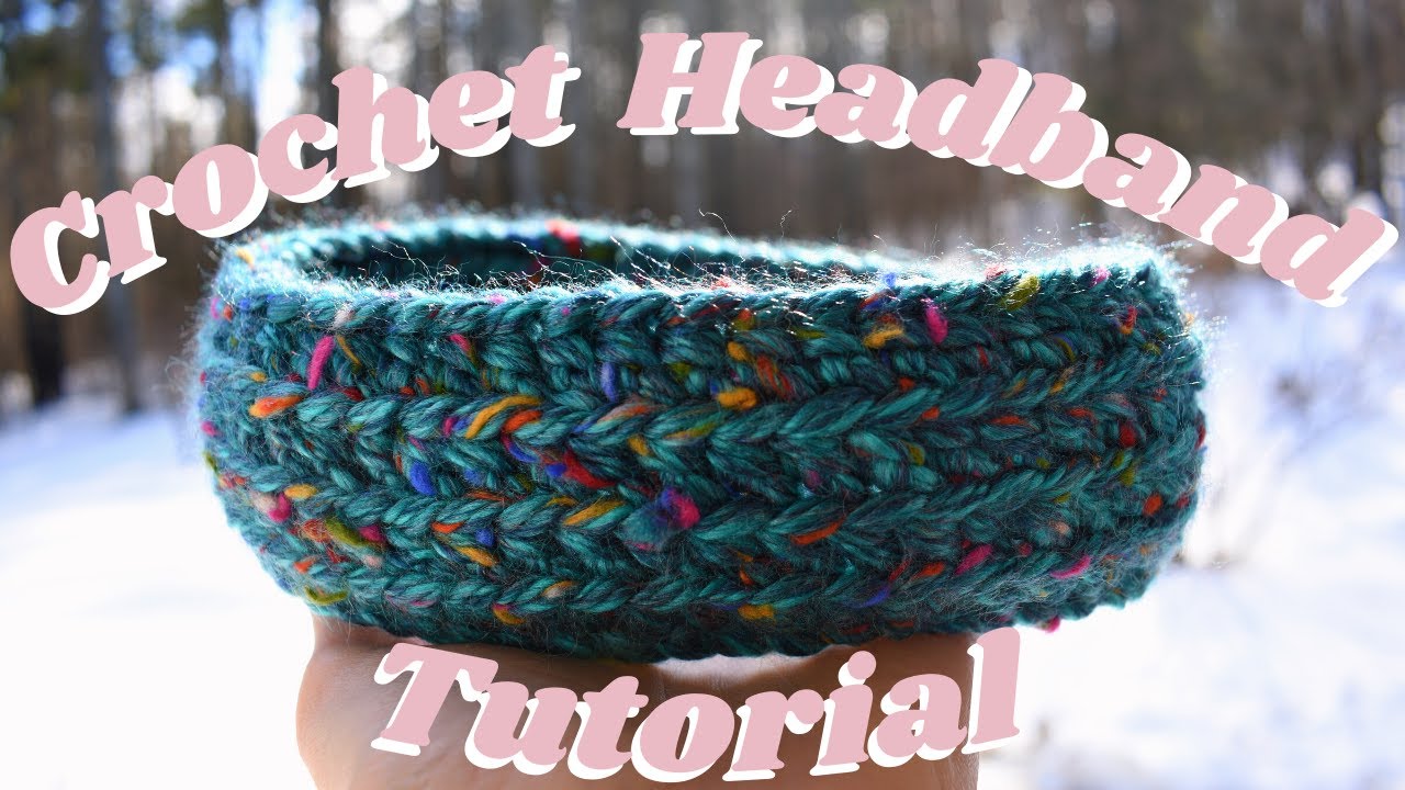 Crochet with Me- Ribbed Chunky Headband Tutorial
