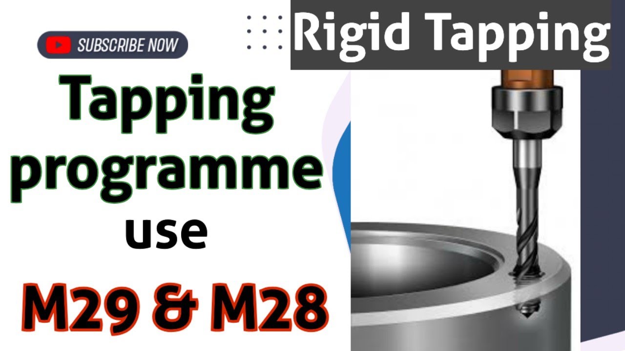 Cnc programing | Tapping cycle using M29 | Cnc machine per kaise tapping karte hai | Technical Rajib