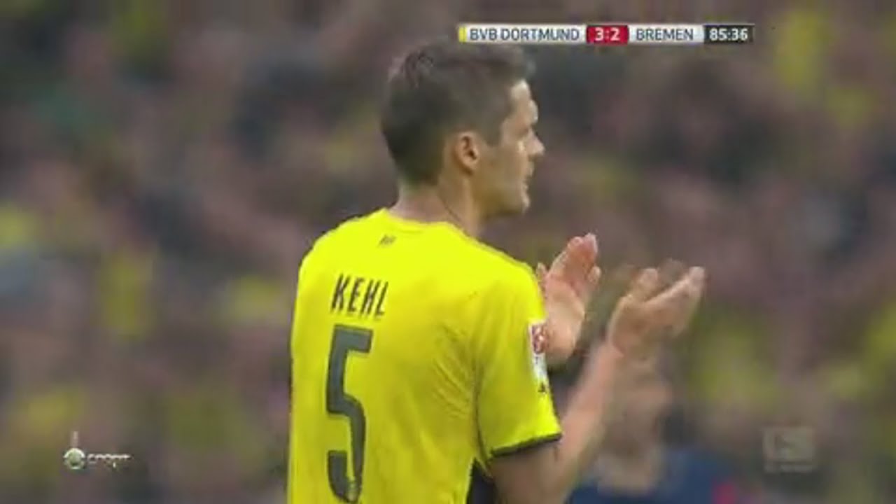 Sebastian Kehl vs. SV Werder Bremen 2014/15 (Home) #DankeKehli