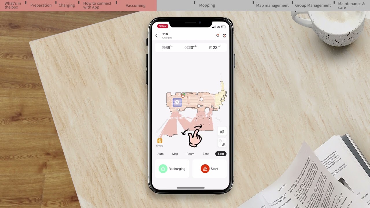 Ultenic APP Version 2.4.1, Control Your T10 Self-Empty Robot Vacuum More Easily