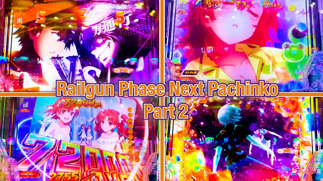 70,000 Bonus Jackpot!! Railgun 2: Phase Next Pachinko Part 2 [eとある科学の超電磁砲 PHASE NEXT]