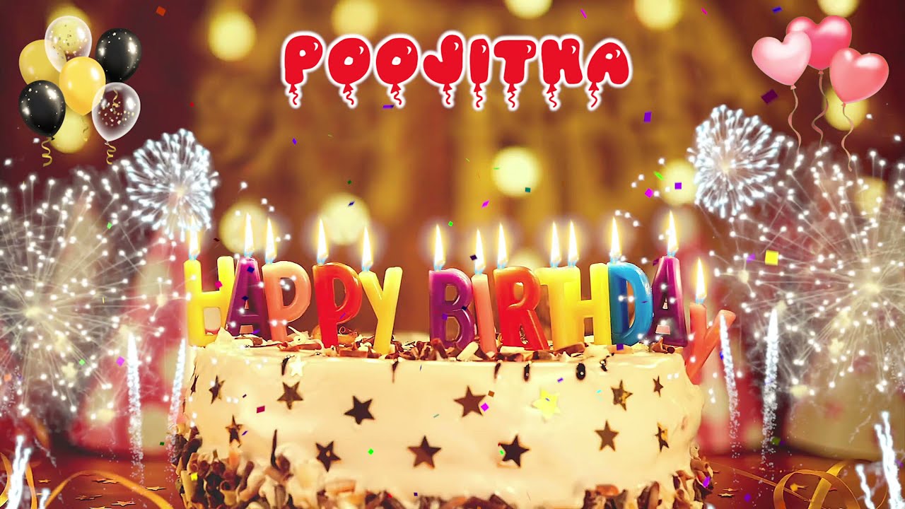 POOJITHA Birthday Song &ndash; Happy Birthday Poojitha